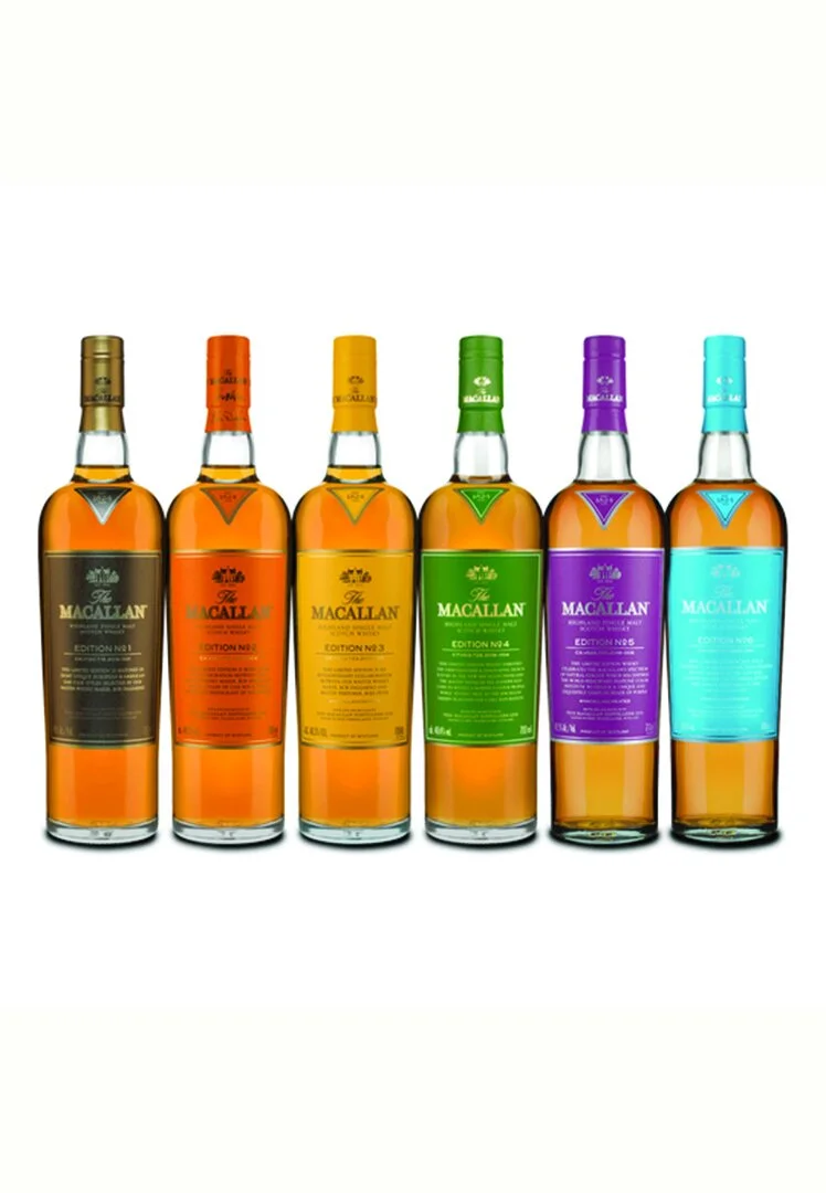 Macallan Edition Series Full Set - Editions 1-6 new in boxes